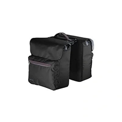 Image of Racktime Unisex Adult Ture 2.0 Double Bag, Black, 2 x 12L