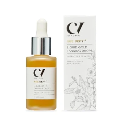 Image of Green People Age Defy+ Liquid Gold Tanning Drops 30ml