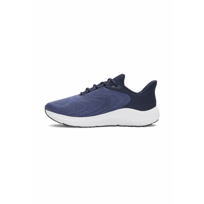 Image of Under Armour Men&#039;s Charged Pursuit 4 Big Logo, Breathable and Lightweight Running Shoes, Durable Trainers with Traction Sole,Midnight Navy / Midnight Black,6.5