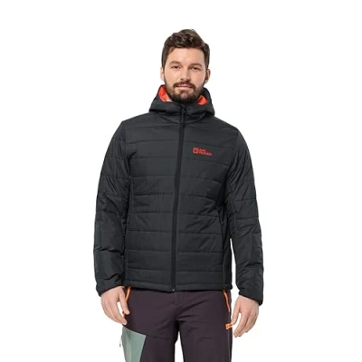 Image of Jack Wolfskin Men&#039;s Lapawa Ins Hoody M Jacket, Phantom, S
