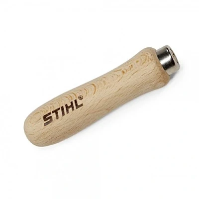Image of Stihl Wooden Handle Chainsaw Chain File Holder Part No.08114907860