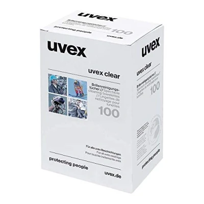 Image of Uvex 9963 000 Cleaning Towelettes, Pack of 100