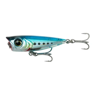 Image of Savage Gear Micro Popper Surface lure Ghost Sardine 5.5cm (5.4g) Topwater