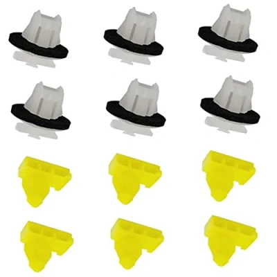 Image of 40pcs Car Wheel Arch Surround Trim Moulding Clips Kit Plastic Retainer Fasteners Compatible with Juke 76847JG00A / 76882JG10A