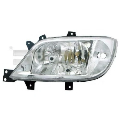 Image of 9018202461, A9018202461 Headlights TYC 20 0526 05 2 Left H7, H3 with bulb holder, without electric motor MERCEDES BENZ: Sprinter 3 T Platform/Chassis