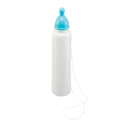 Image of Bristol Novelty GJ309 Pack of 1 Jumbo Baby Milk Bottle Party Accessory Set, Unisex Adult, White/Blue/Pink, One Size