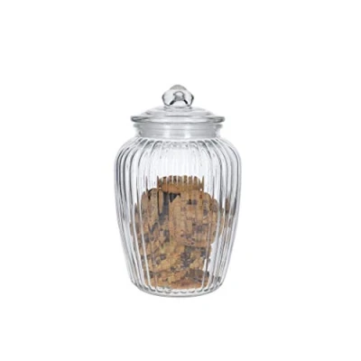 Image of KitchenCraft Home Made Large Glass Storage Jar, 2.2 Litres Clear