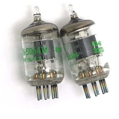 Image of Fasizi Matched Pair 7 Pin GE JAN 5654W Vacuum Tubes Upgrade for 6AK5 6J1 6GB EF95 6J1P