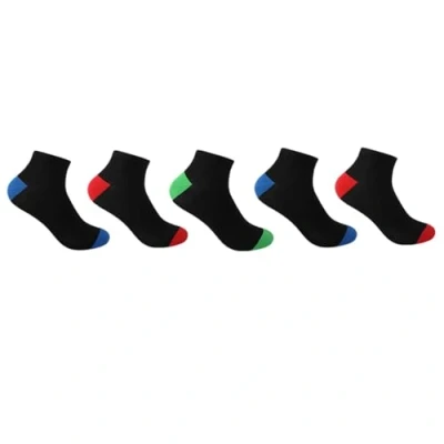 Image of Slazenger Mens 5 Pack Trainer Socks Bright Asst 12+