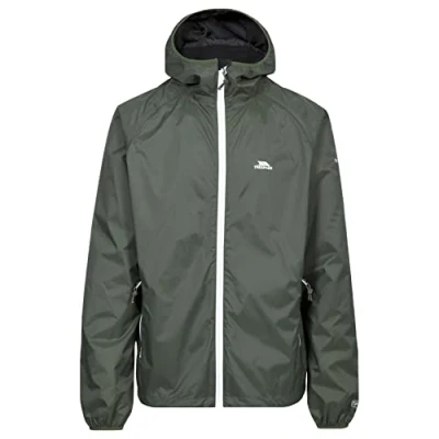 Image of Trespass Men&#039;s Rocco II Waterproof Jacket, Thyme, X Small