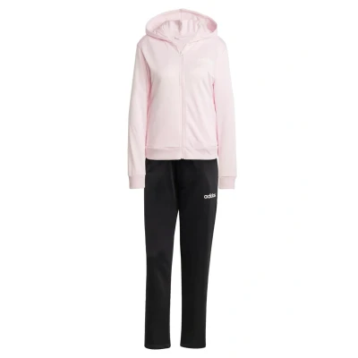 Image of adidas Sportswear Linear Tracksuit, Women&#039;s, Size: XS, Clear pink