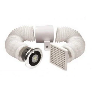 Image of Vent Axia 441424&quot;Vent a Light&quot; Extractor Fan &amp; LED Light Kit Shower Zone 1 (with Timer)