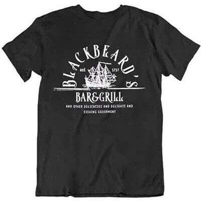 Image of Black Beard&#039;s Bar and Grill T Shirt, Our Flag Means Death Shirt HL1536 L