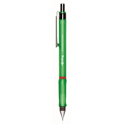 Image of rOtring Visuclick Mechanical Pencil 0.5 mm 2B Lead Lively Green Barrel 12 Count