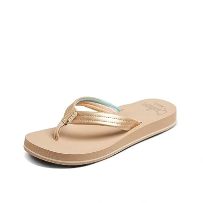 Image of Reef Women&#039;s Cushion Breeze Sandal, Golden Hour, 7 UK