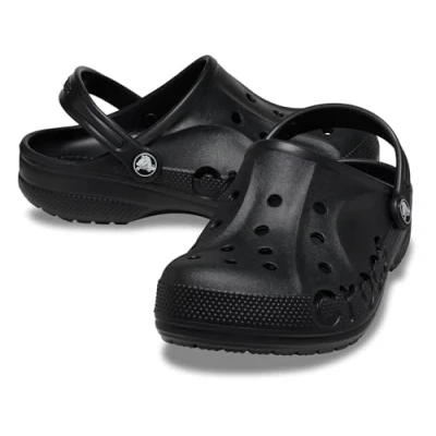 Image of Crocs Unisex Kids Via K Clog, Black, 1 UK