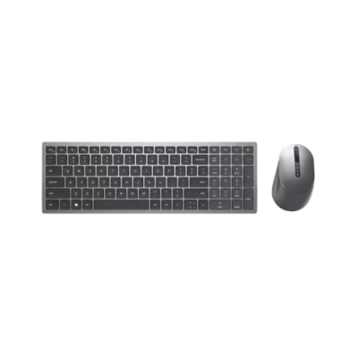 Image of DELL KM7120W clavier Souris incluse RF sans fil + Bluetooth QWERTY US International Gris, Titane
