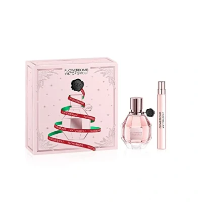 Image of Viktor &amp; Rolf Flowerbomb Eau de Parfum 50ml Gift Set 2022 (Contains EDP 10ml Travel Spray)