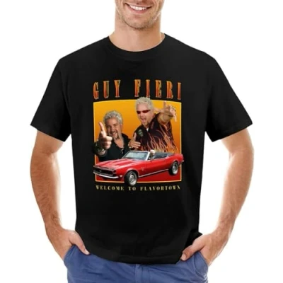 Image of RedAeL Guy Fieri Homage T Shirt Mens Black XXL