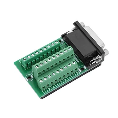 Image of DB26 Breakout Board, Board Module, M2 01 Female Connector Terminal PCB Borad Serial to Signal Module