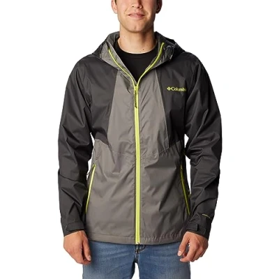 Image of Columbia Men&#039;s Inner Limits Jacket, Waterproof Rain City Grey/Shark, Size S