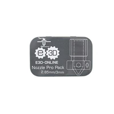 Image of Genuine E3D Nozzle Pro Pack 0.15mm, 0.25mm, 0.4mm, 0.6mm, 0.8mm Hardened Steel, Plated Copper and Brass Nozzles for V6 HotEnd 3D Printer… (3mm)
