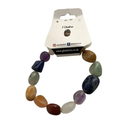 Image of VIE Tumbled Bracelet (7 Chakra)