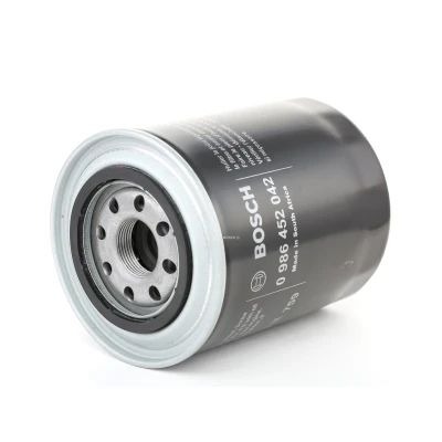 Image of VS0114302A, VSY114302, VSY314302 Oil Filter BOSCH 0 986 452 042 M 26 x 1,5 Spin on MITSUBISHI: L200 / Triton IV Pickup, Pajero Sport 1 SUV