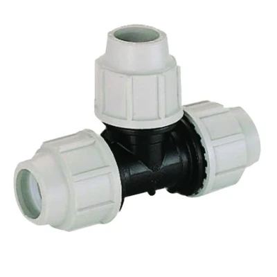 Image of Plasson Mechanical Compression (Line 7 Grey) Equal Tee 63mm 070400063