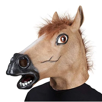 Image of Wicked Costumes Adult Unisex Funny Novelty Horse Head Mask