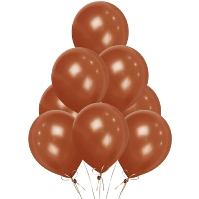 Image of 25pcs Plain 12&quot; Brown Helium Quality Latex Balloons Birthday Wedding Anniversary Christening Christmas Communion Party Decoration Baloon