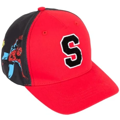 Image of Marvel Avengers Personalised Baseball Cap for Boys Embroidered Letter Adjustable Snapback Kids Hat 100% UV Protection Summer Holiday