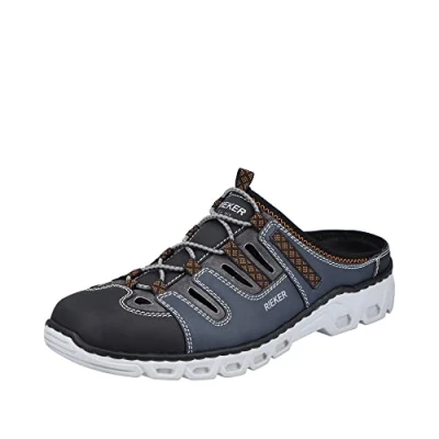 Image of Rieker Men&#039;s 14595 Clogs, grau, 9 UK
