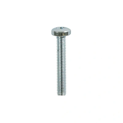 Image of Machine Screw Pozi Pan Head Bright Zinc Plated M5 16mm Pack of 100