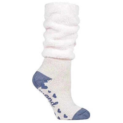 Image of HEAT HOLDERS Ladies Thermal Warm Lounge Bed Socks UK 4 8, EUR 37 42 See Listing Great Gift ! (Slouch Mauve)