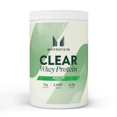 Image of Myprotein Clear Whey Isolate Protein Powder Mojito 871g 20 Servings Cool and Refreshing Shake Alternative 20g 4g BCAA per Serving