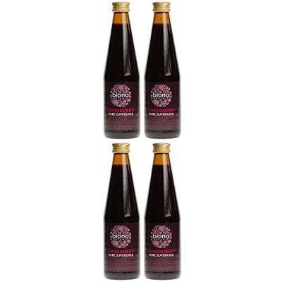 Image of (4 Pack) Biona Organic Pure Cranberry Juice 330ml 4 Pack Bundle