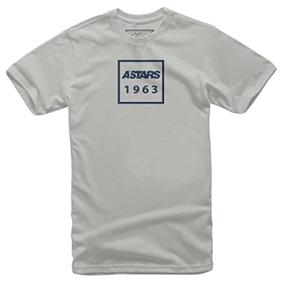 Image of Alpinestars, Box Tee, Men&#039;s Short Sleeve Shirt, Silver, M,