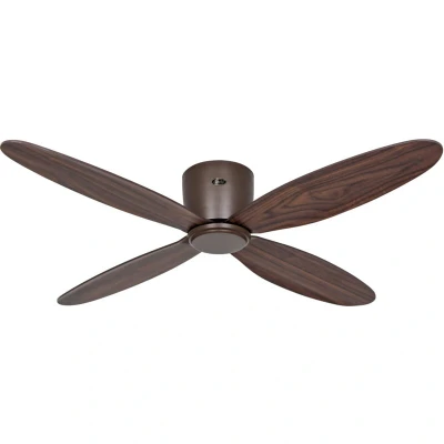 Image of CasaFan Smart ceiling fan Eco Plano II, Ø 112 cm, walnut, DC