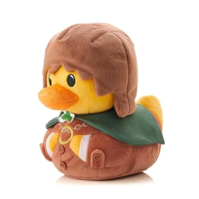 Image of TUBBZ Plush: Lord of the Rings Frodo Baggins Cosplaying Rubber Duck Soft Plush Collectible Toy