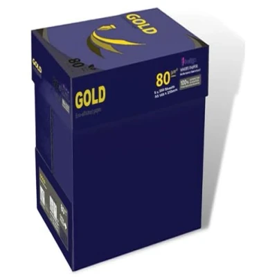 Image of indigo Box of A5 Office white Printer Copier Paper 5 Reams 250 Sheets 80gsm Multifunction Laser Inkjet 1250 Gold Standard Premium Professional High