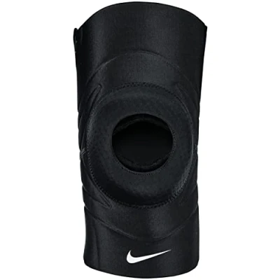 Image of NIKE PRO OPEN PATELLA KNEE SLEEVE 3.0 SIZE, White, LARGE