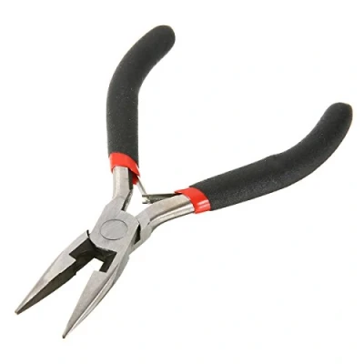 Image of Mini Needle Nose Pliers Multifunction Hand Jewellery Making Tool Beading Flat Wire Portable