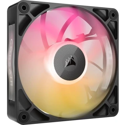 Image of CORSAIR iCUE LINK RX120 MAX RGB 120mm PWM Thick Fan High Static Pressure Magnetic Dome Bearing Single Black