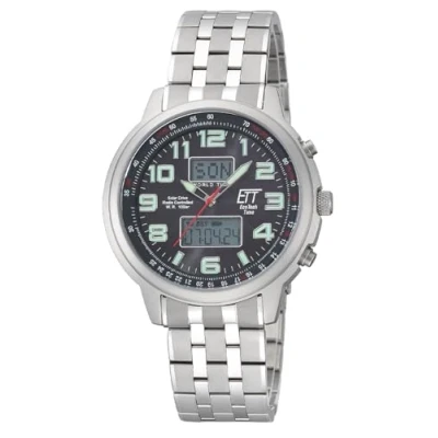 Image of Eco Tech Time Solar Drive Radio Controlled Gents Watch Hunter II EGS 11302 22M World Timer