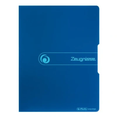 Image of Herlitz 11208360 Display Folder A4 Polypropylene 20 Sheets Blue
