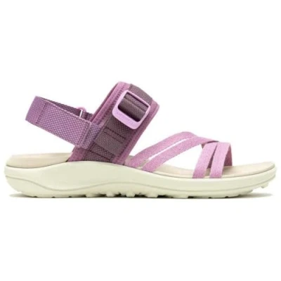 Image of Merrell Women&#039;s District 4 Backstrap Sport Sandal, Mauve, 6 UK