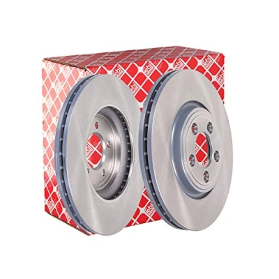 Image of C2C25336 Brake disc FEBI BILSTEIN 44136 Front Axle 326mm 30mm 5 Hole 108mm internally vented Coated High carbon JAGUAR: XF Saloon, XJ S Type