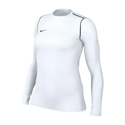 Image of Nike FJ3006 100 W NK DF PARK20 Crew TOP R Sweatshirt Women&#039;s White/Black/Black Size L