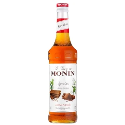 Image of MONIN Premium Speculoos Syrup 700ml for Coffee and Cocktails. Vegan Friendly, Allergen Free, 100% Natural Flavours Colourings.
